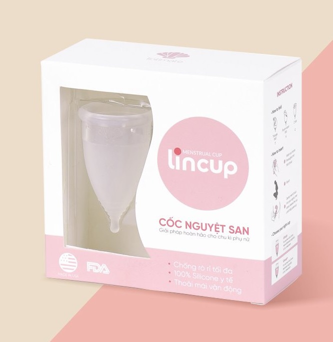 Cốc Nguyệt San Lincup Tặng Cốc Tiệt Trùng